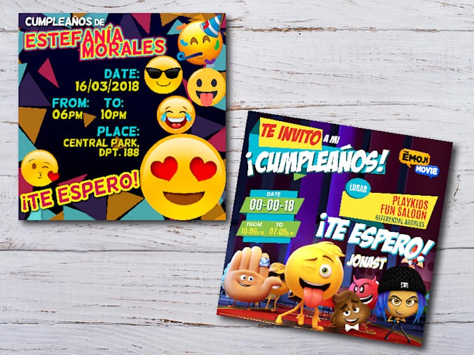 design an easy and funny invitation