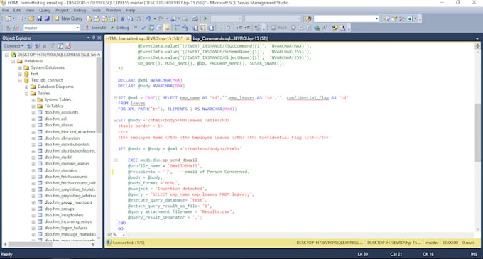 Create database in ms access and sql server by Msaadnaeem | Fiverr image.