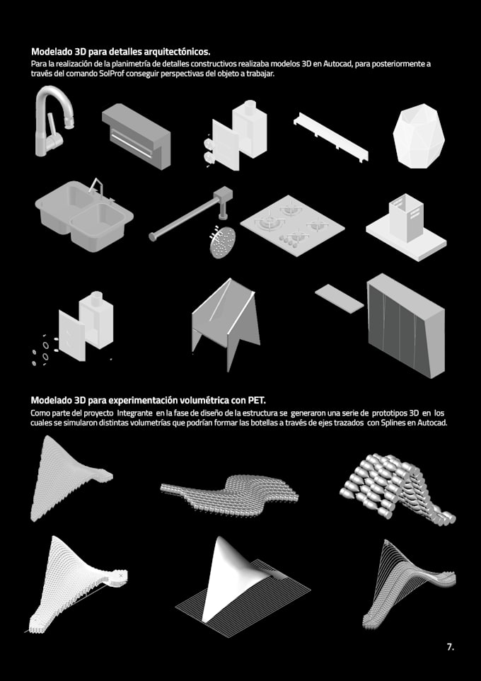 Model Any Furniture In Autocad 3d Or Sketch Up By Danielalvarez95