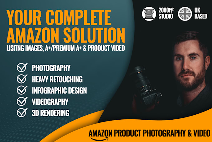 Best Price! I will shoot professional amazon product photography in a studio