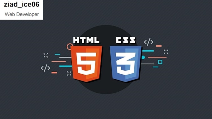 Help with html and css by Ziad_ice06 | Fiverr