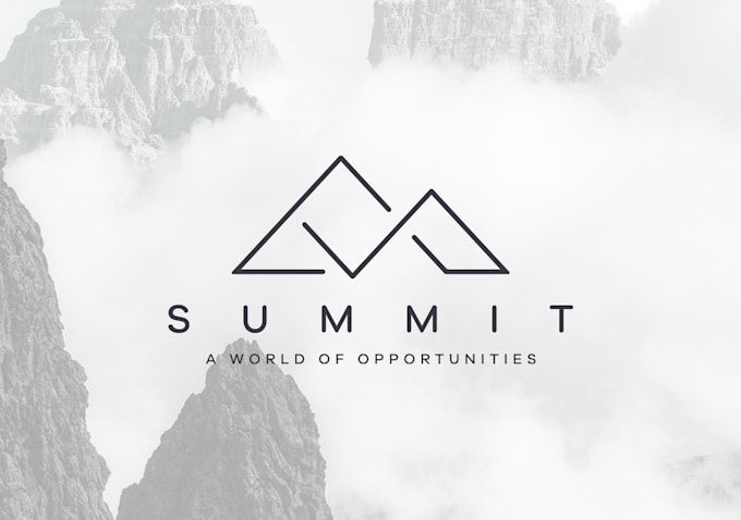design modern minimalist logo with copyrights