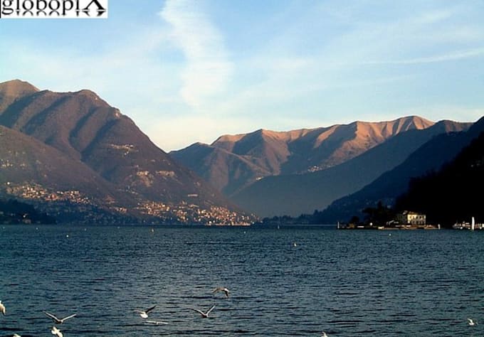 send you a postcard from como lake, italy