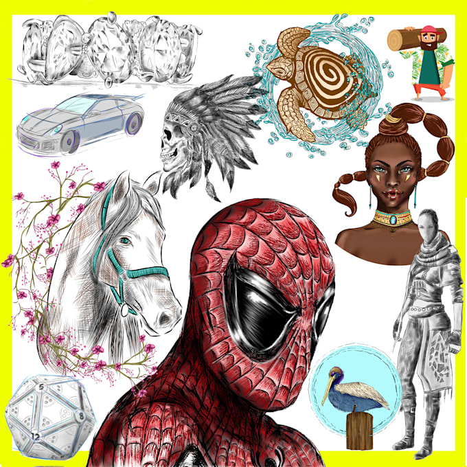 Do Pencil Sketch Or Concept Art For U By Shahzaibjouhar3