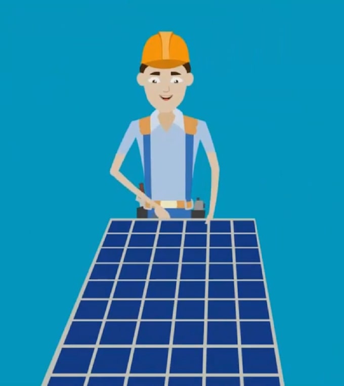 personalize this solar panel company commercial