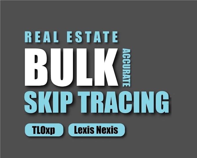 do real estate skip tracing