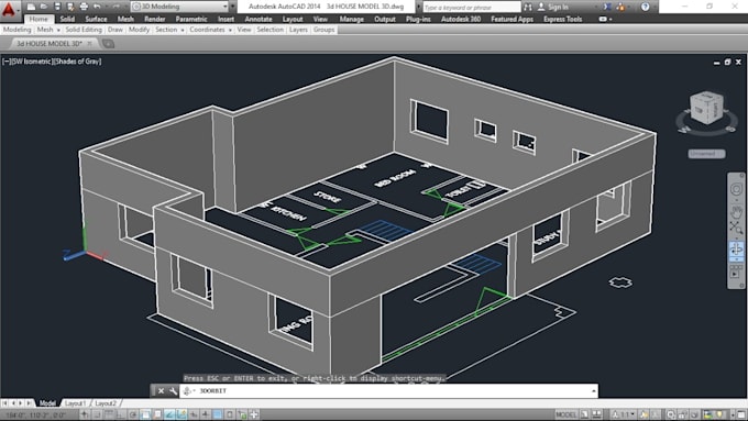 Design Your Architectural Floor Plan In Autocad By Tufail97 - How To Draw House Plans In Autocad 3d Design Your Architectural Floor Plan In Autocad By Tufail97 - How To Draw House Plans In Autocad 3d