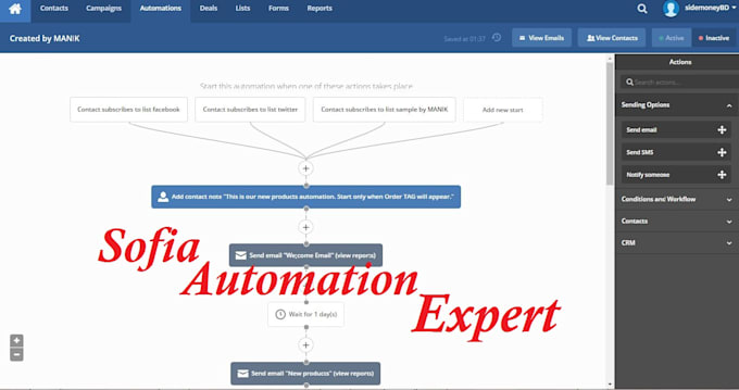 do set up your activecampaign automation