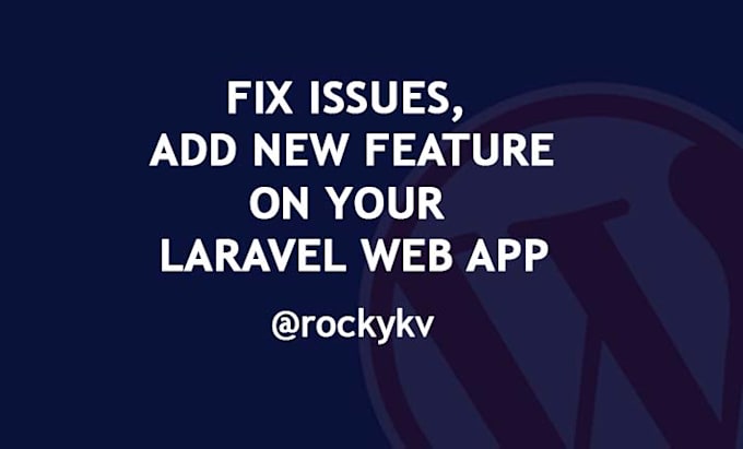 customize your website, web app in laravel