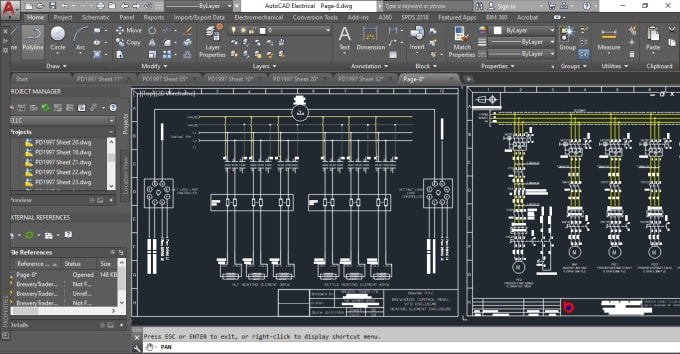 Draw autocad electrical drawings by Shahzaibrehman2 | Fiverr
