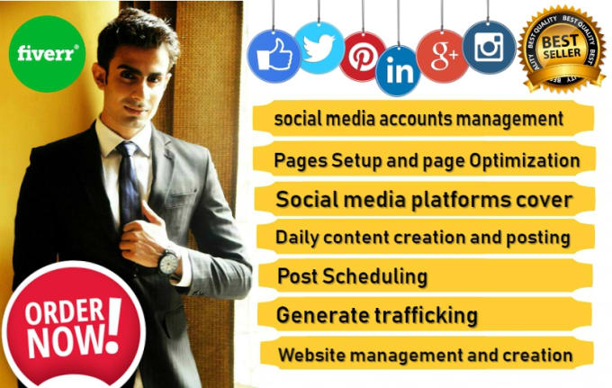 be your social media manager and personal assistant