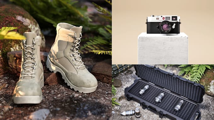 do 3d modeling and rendering for any product or object
