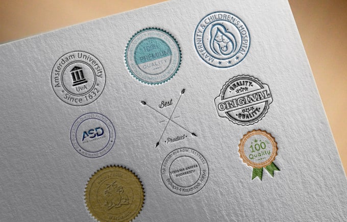 create awesome stamp or seal