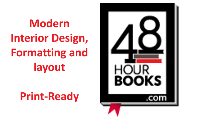 Cover design and interior design layout and formatting for 48 hour