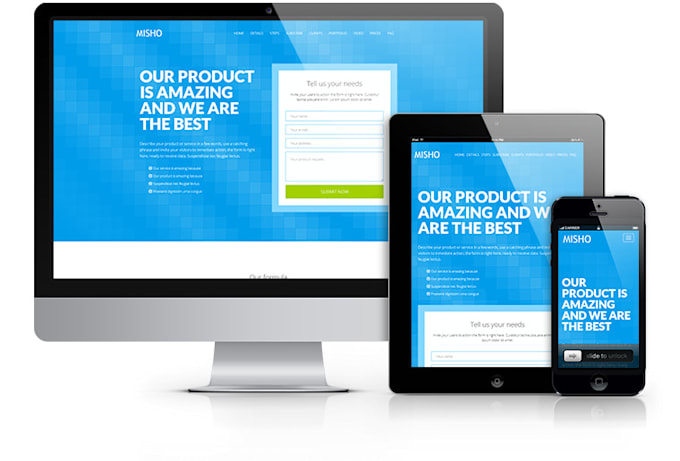 create landing page in 24 hours