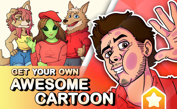 design awesome cartoons, mascots, and illustrations for you