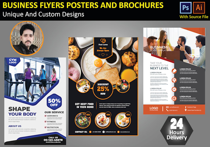design an eye catchy business flyer