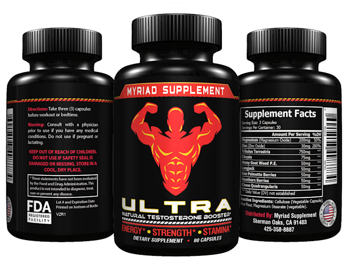 Create a supplement label by Mad_media_ | Fiverr