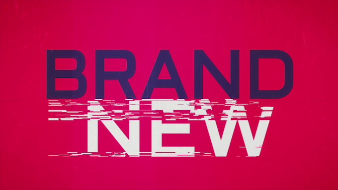 create an opener promo intro glitch trailer
