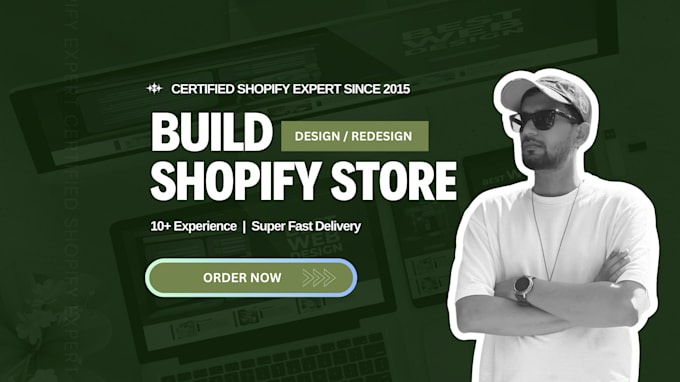 build branded shopify store, design redesign ecommerce store