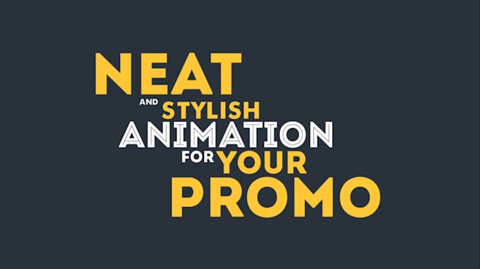 create professional kinetic typography video