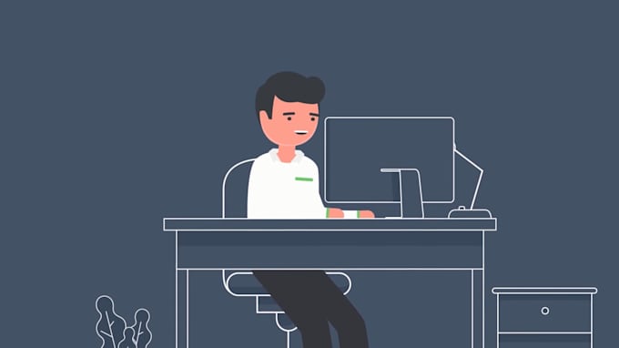 create 2d custom animated explainer video