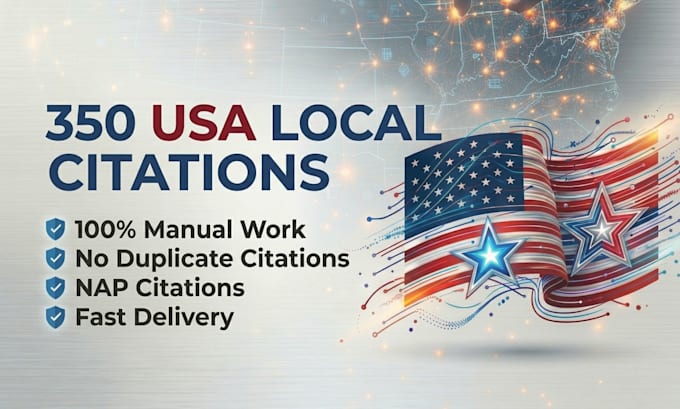list your business in 350 USA local citations for local SEO and gmb ranking