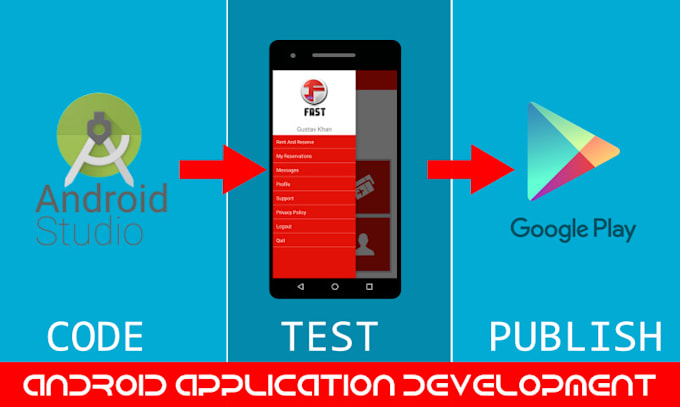 develop or update android application