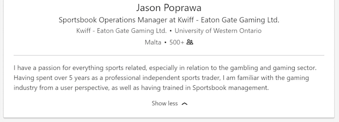 Eaton Gate Gaming Ltd