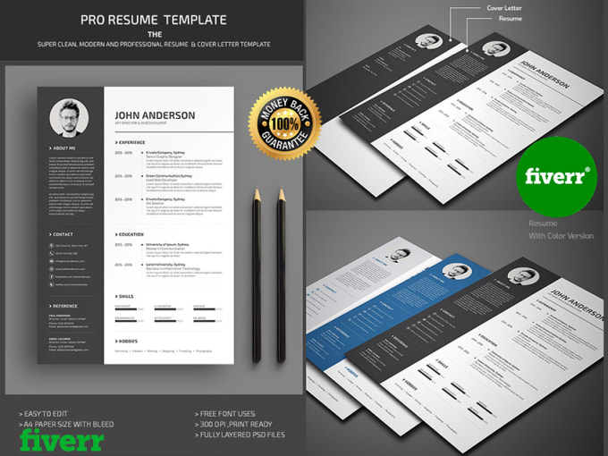 Do Clean Attractive Resume Design Cv Design By Priya6620