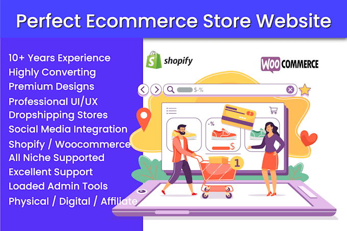 create responsive online ecommerce website