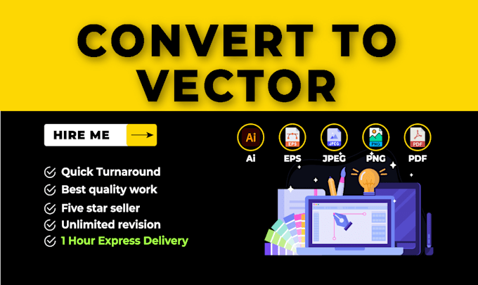 do high quality illustrator vector tracing service