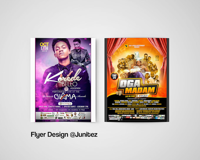 design a creative concert flyer