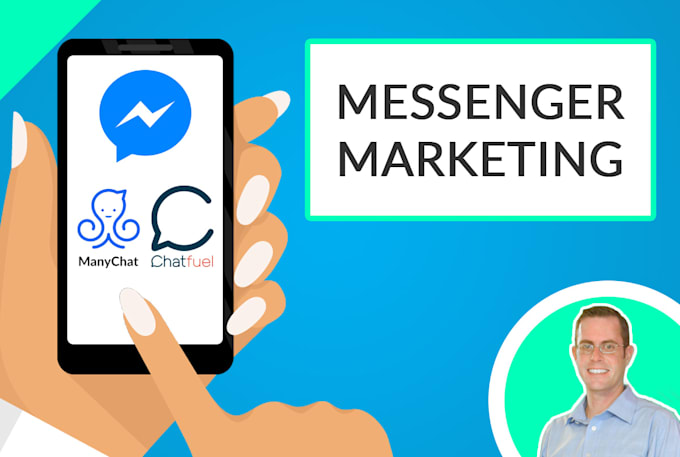 build you a messenger bot chatbot in manychat or chatfuel