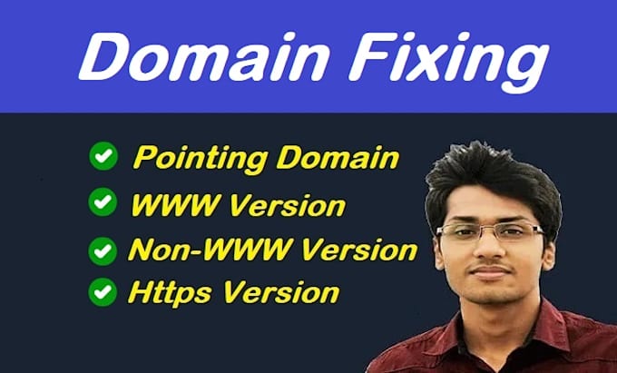 fix domain, without or non www, https, SSL error, not secure