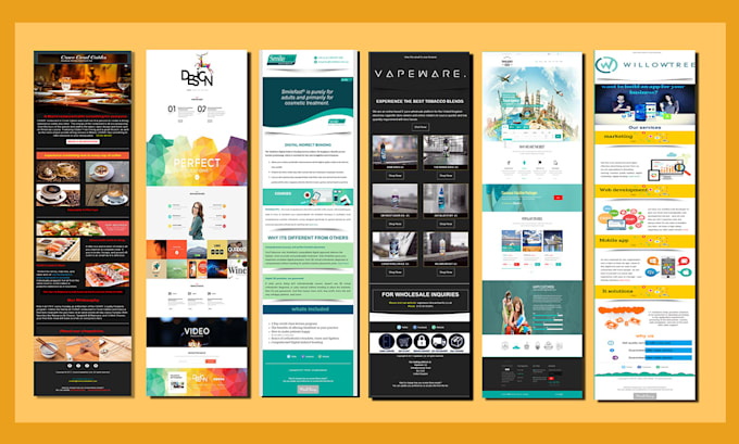 design editable mailchimp newsletter email template