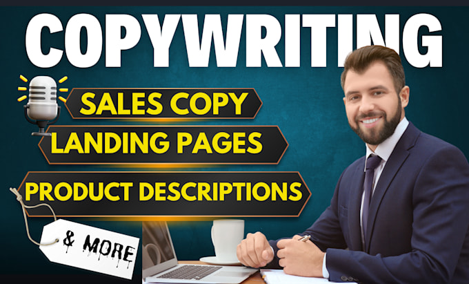 write converting sales copy letters cold emails for landing pages and ads