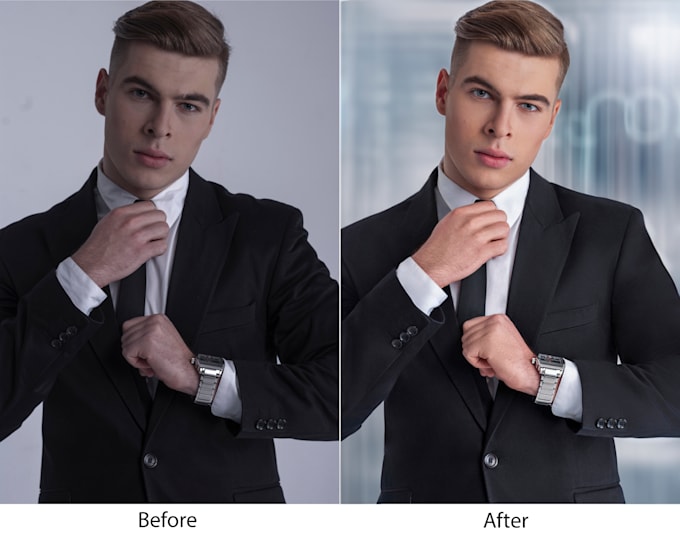 do professional portrait and headshot editing