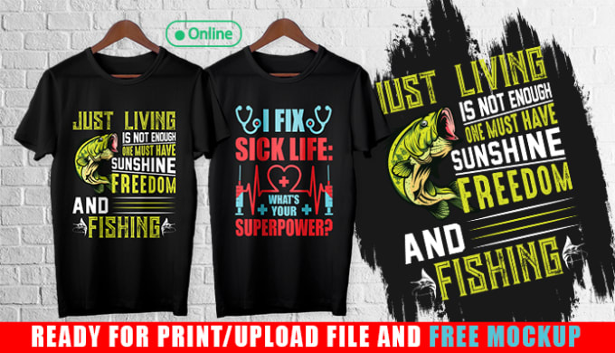 Create Custom T Shirt Design Within 24 Hours By Designfair99