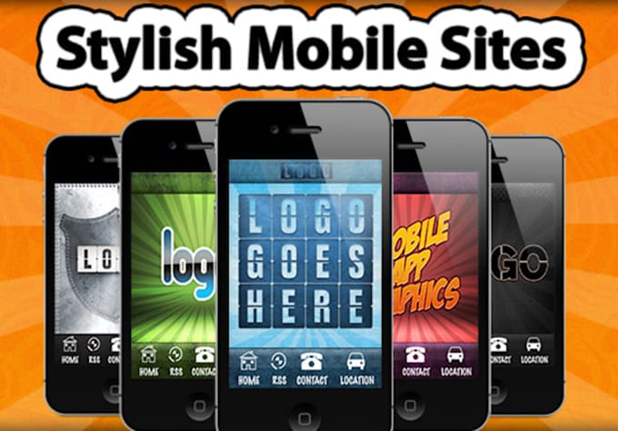 create a 4 tab  HTML 5 mobile website for all mobile devices like Android, Iphone, Blackberry, Windows and more with advanced functionality