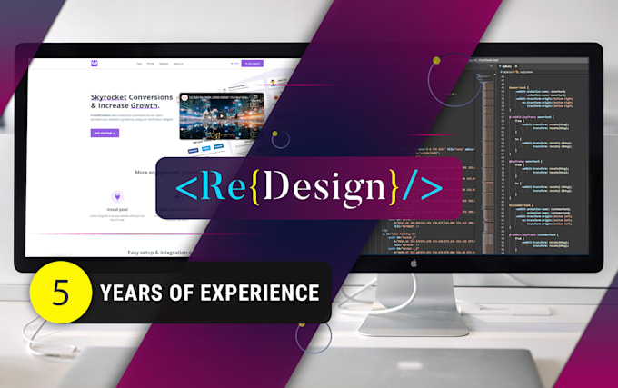 design responsive website for you or redesign