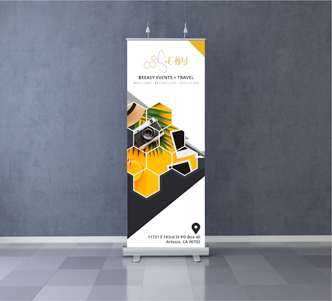 design professional print and web ready banner