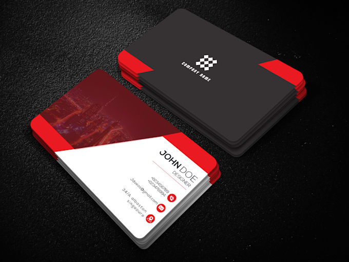 Create modern and clean business card for you in 24 hours by Omarimtiaz826 Fiverr