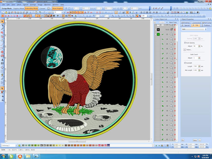 Excellent embroidery logo design digitizing 4 hours by rabbel  fiverr Excellent embroidery logo design digitizing 4 hours by rabbel  fiverr