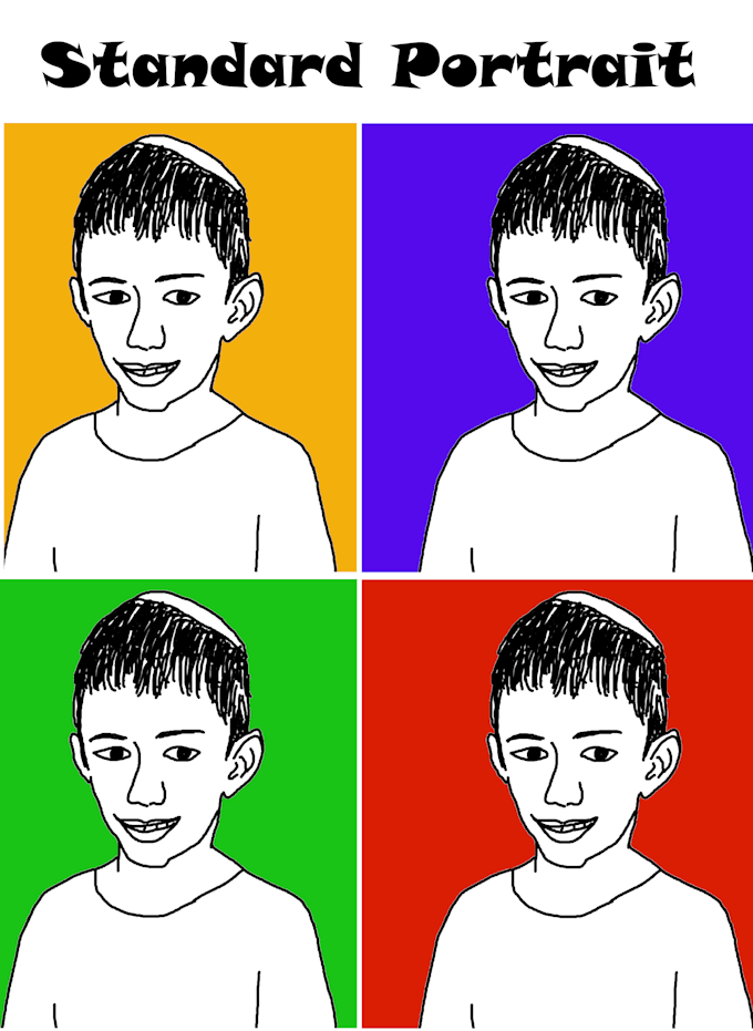 Simple Portrait Design Create a simple portrait from your photo by Tziona | Fiverr