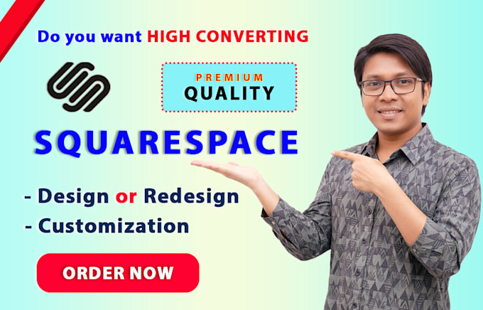 do squarespace website design or redesign for business and brand growth