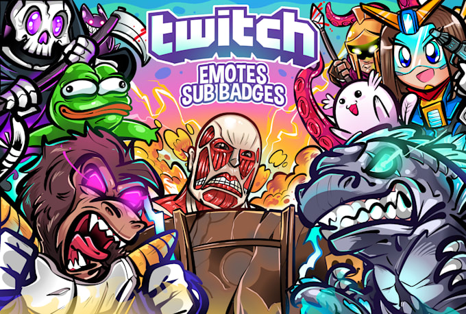Create exclusive custom twitch emotes for your channel by