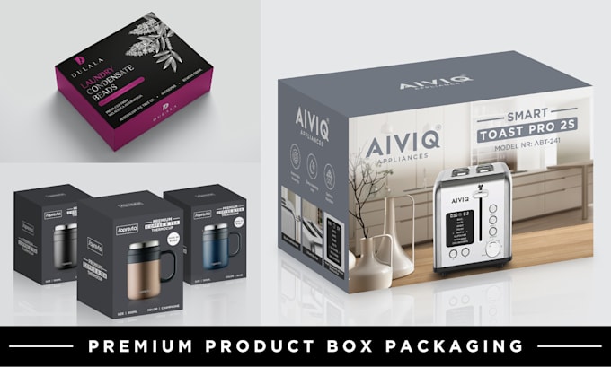 design premium product box packaging