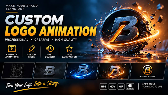create pro level custom logo animation