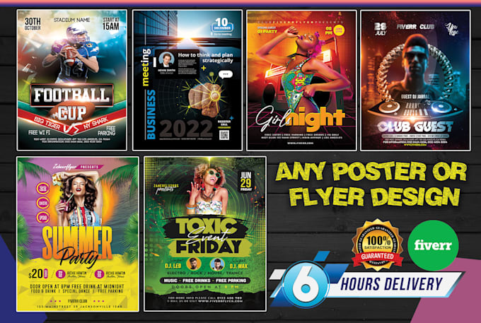 do party, club, nightclub, motion event poster or flyer